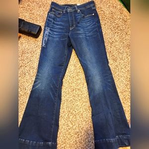 Lucky brand high rise flare jeans